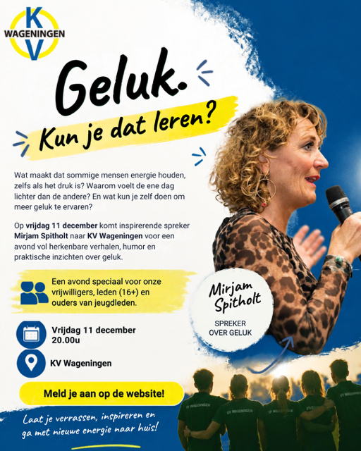 Geluk kun je dat leren?