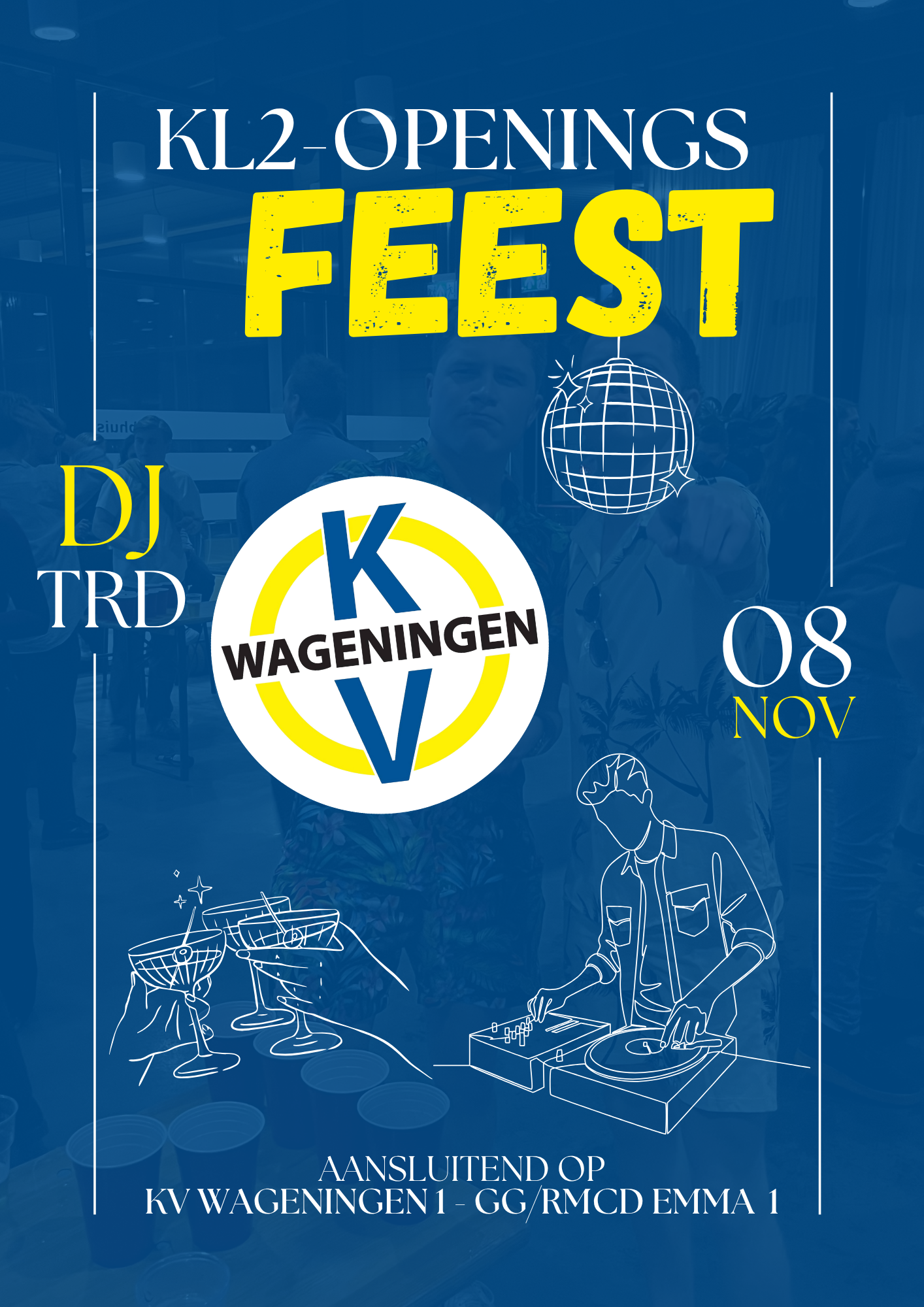 Openingsfeest Korfbal League 2 op 8 november