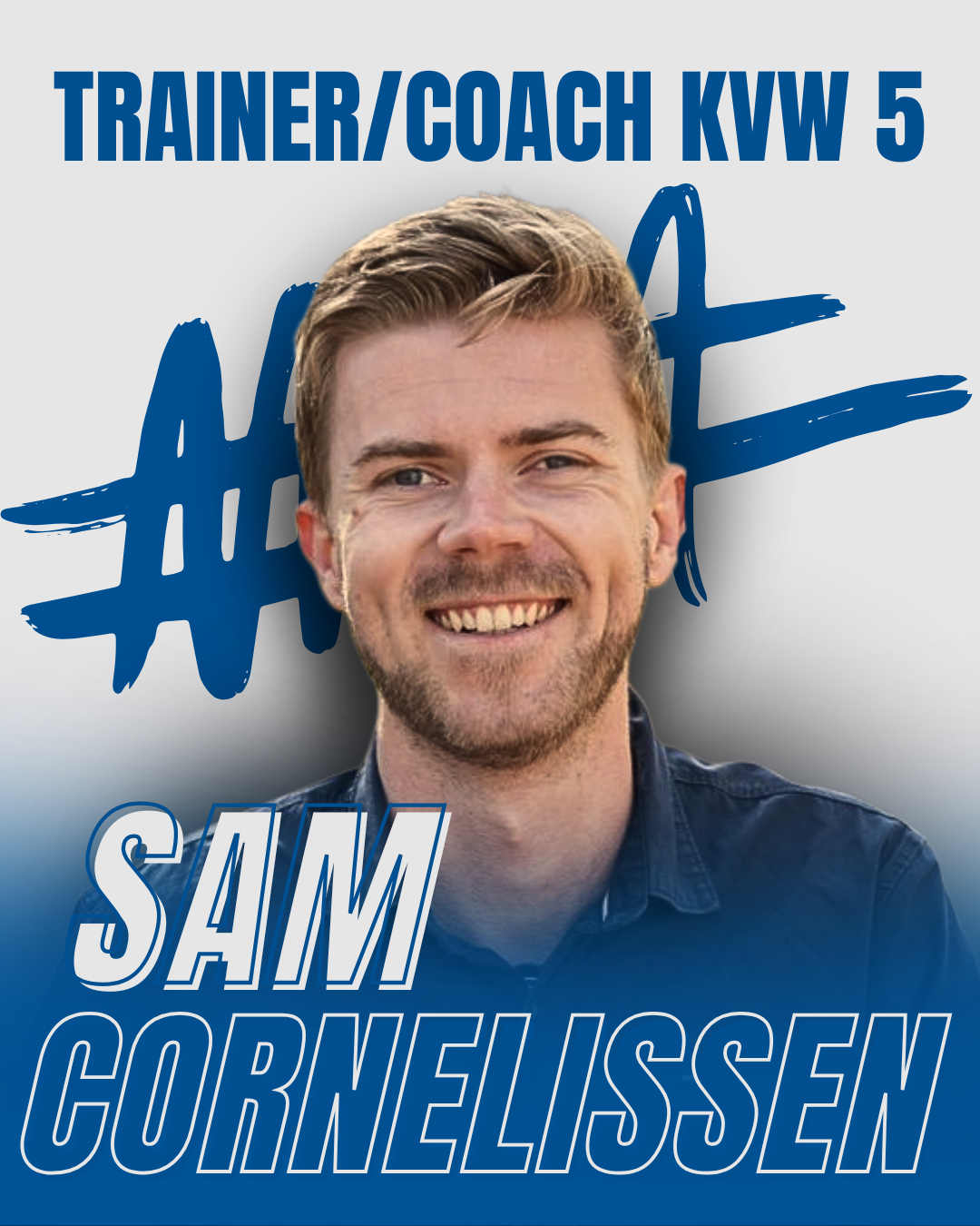 Sam Cornelissen ook volgend seizoen coach KV Wageningen 5