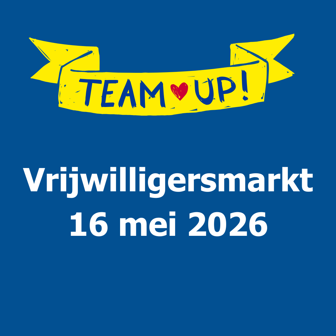 Vrijwilligersmarkt 16 mei 2026
