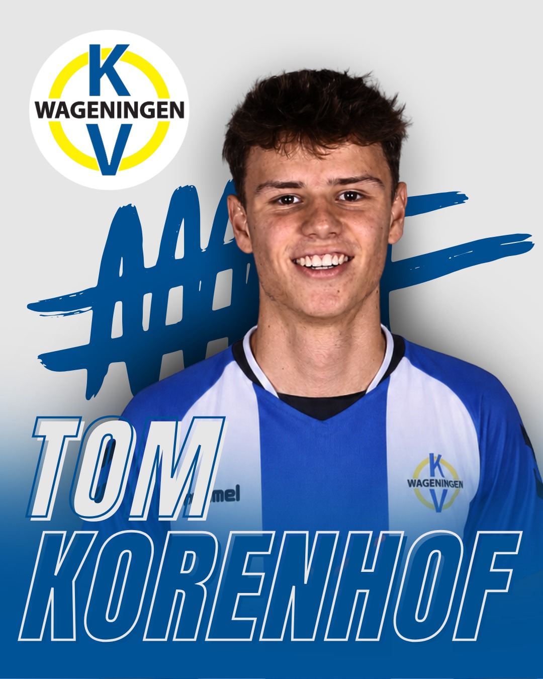 Wageningen versterkt zicht met talent Tom Korenhof